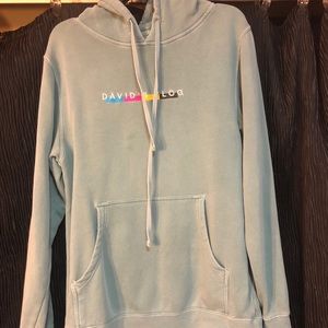 David's vlog hoodie